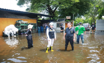 เทศบาลตำบลธัญบุรี นำโดย นางยุพเยาว์ หลีนวรัตน์ (นายกน้ำอ้อย) นายกเทศมนตรีตำบลธัญบุรี ลงพื้นที่ วันอังคารที่ ๒๙ กันยายน ๒๕๖๙